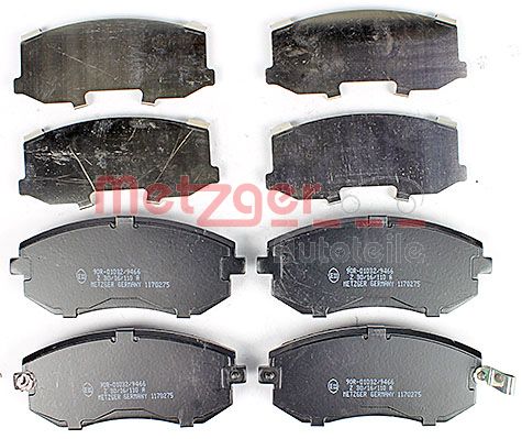 METZGER 1170275 Bremsbelagsatz, Scheibenbremse